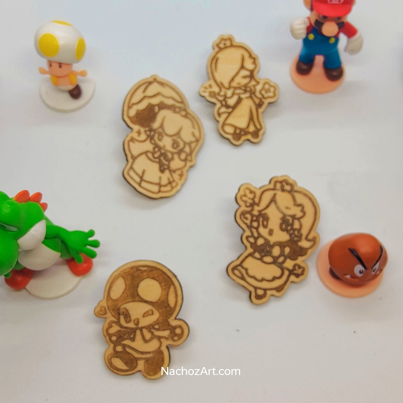 Mario Wooden Pin