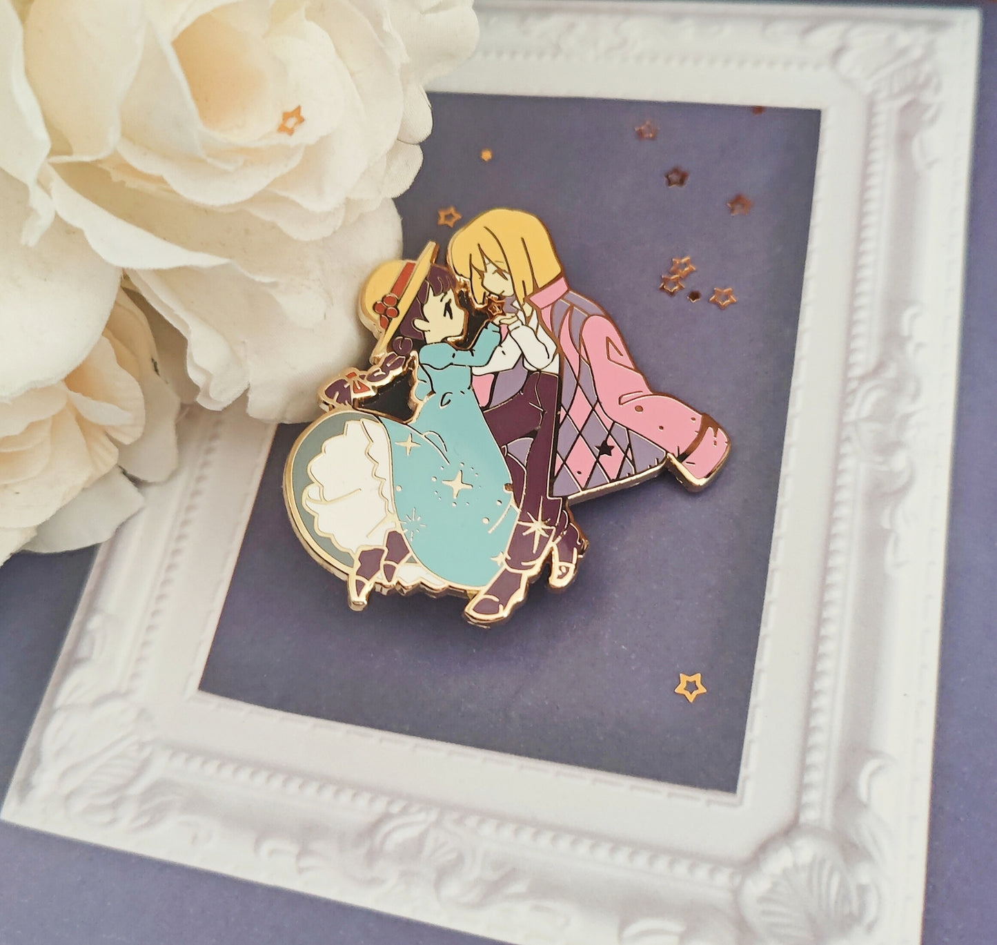 Howl & Sophie Enamel Pin