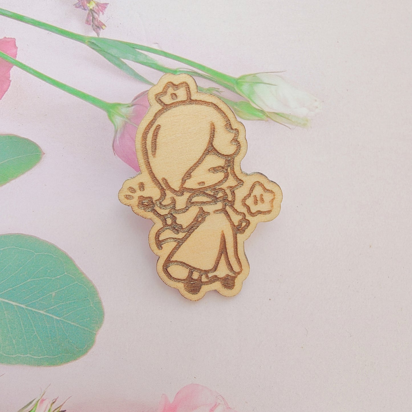 Mario Wooden Pin