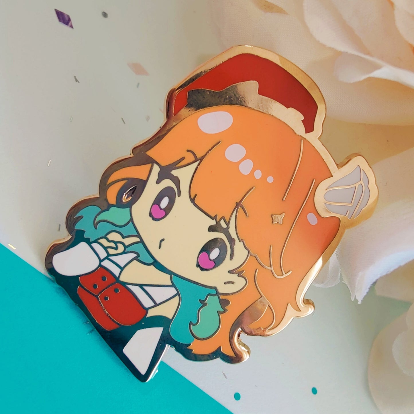 Holo Myth Enamel Pins