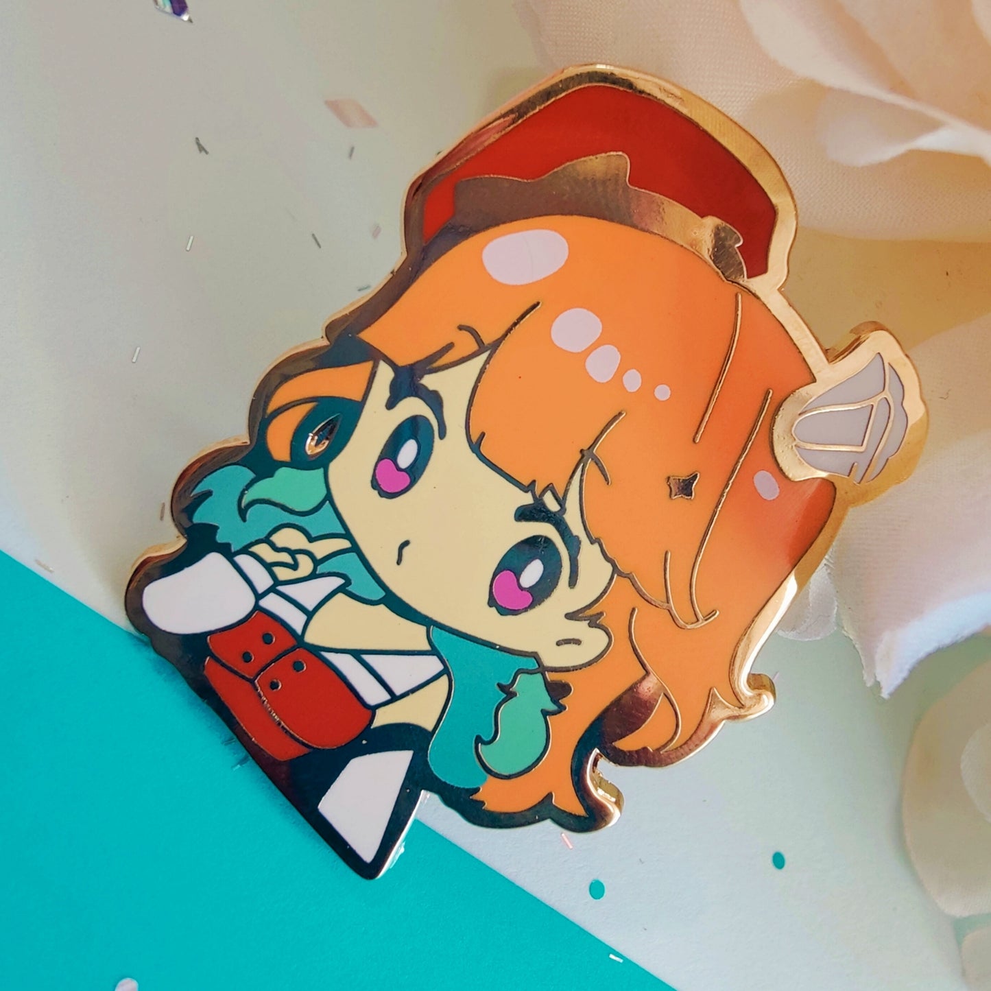 Holo Myth Enamel Pins