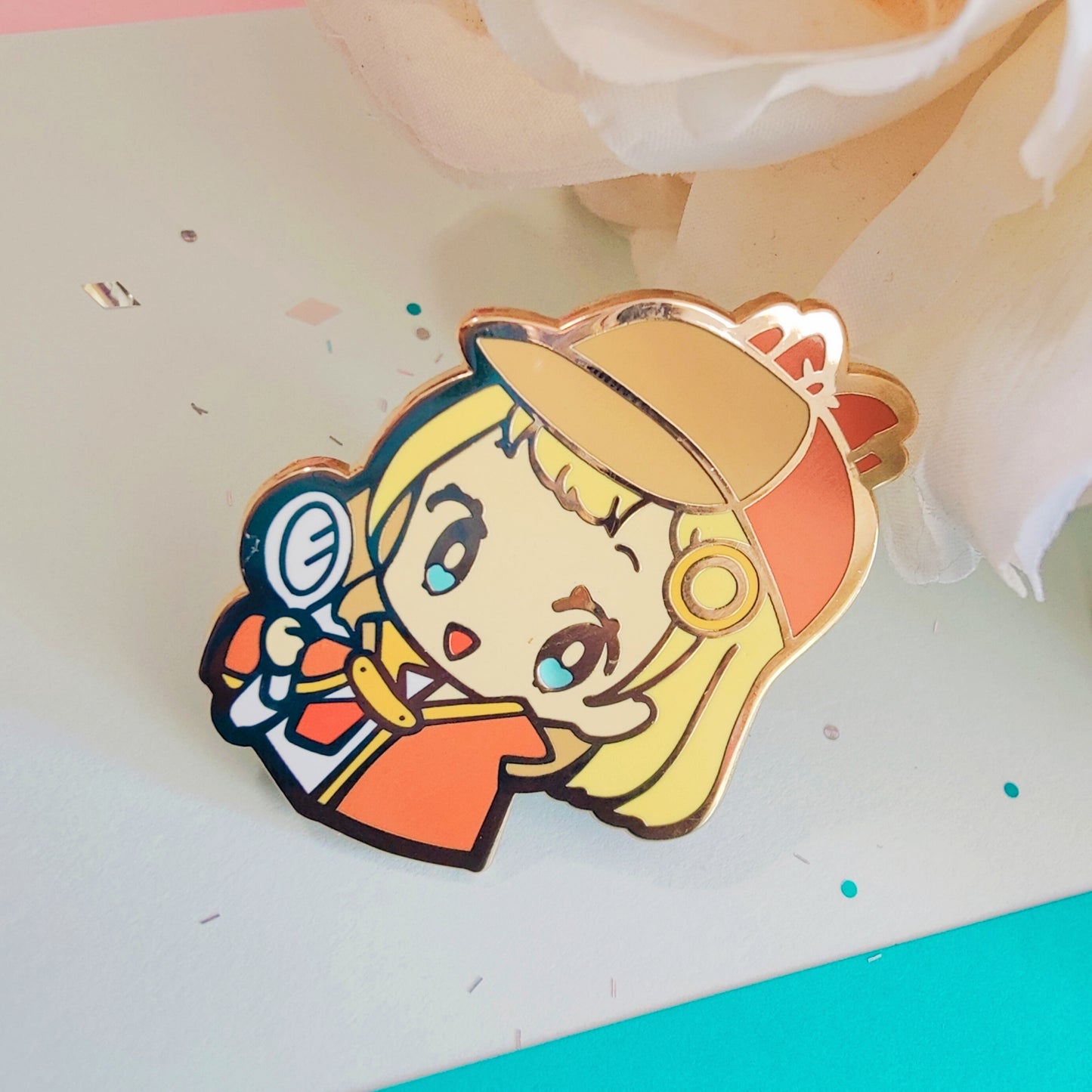 Holo Myth Enamel Pins