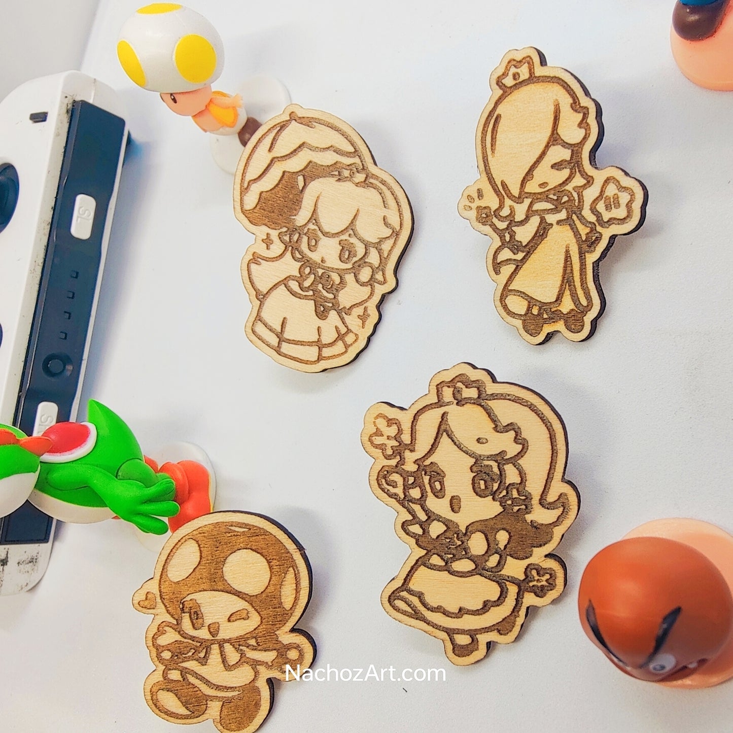 Mario Wooden Pin