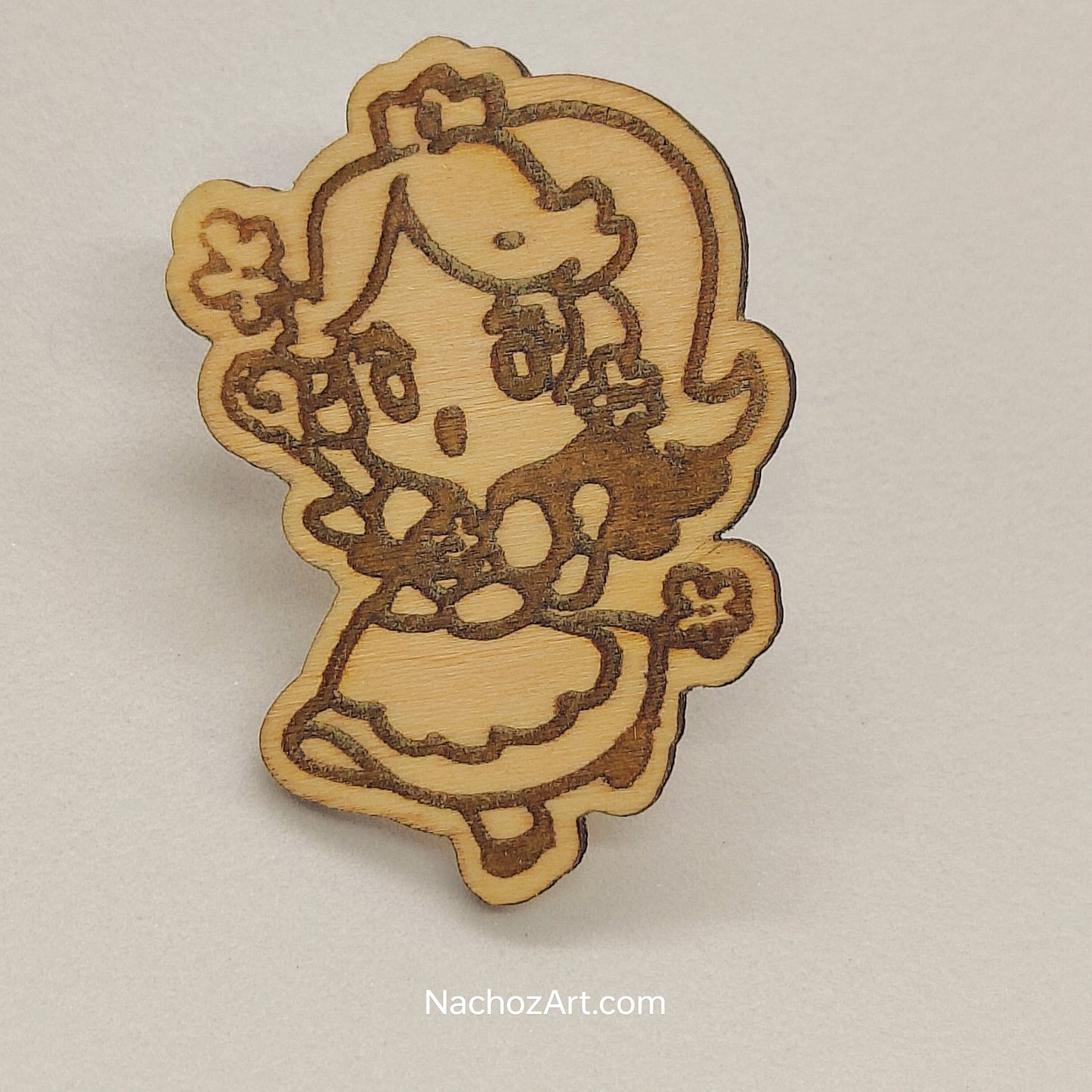 Mario Wooden Pin