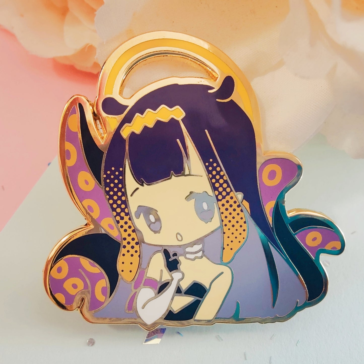 Holo Myth Enamel Pins