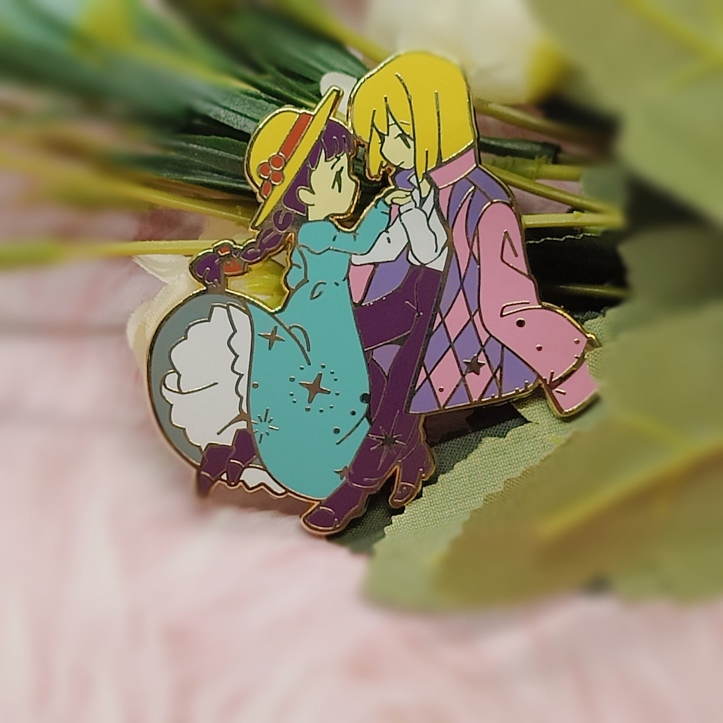 Howl & Sophie Enamel Pin