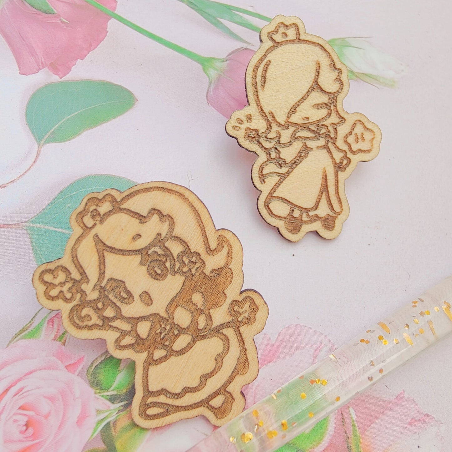 Mario Wooden Pin