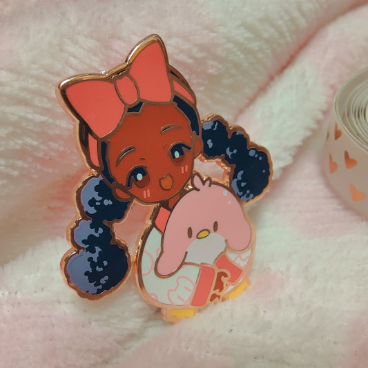 Curly PJs Pin