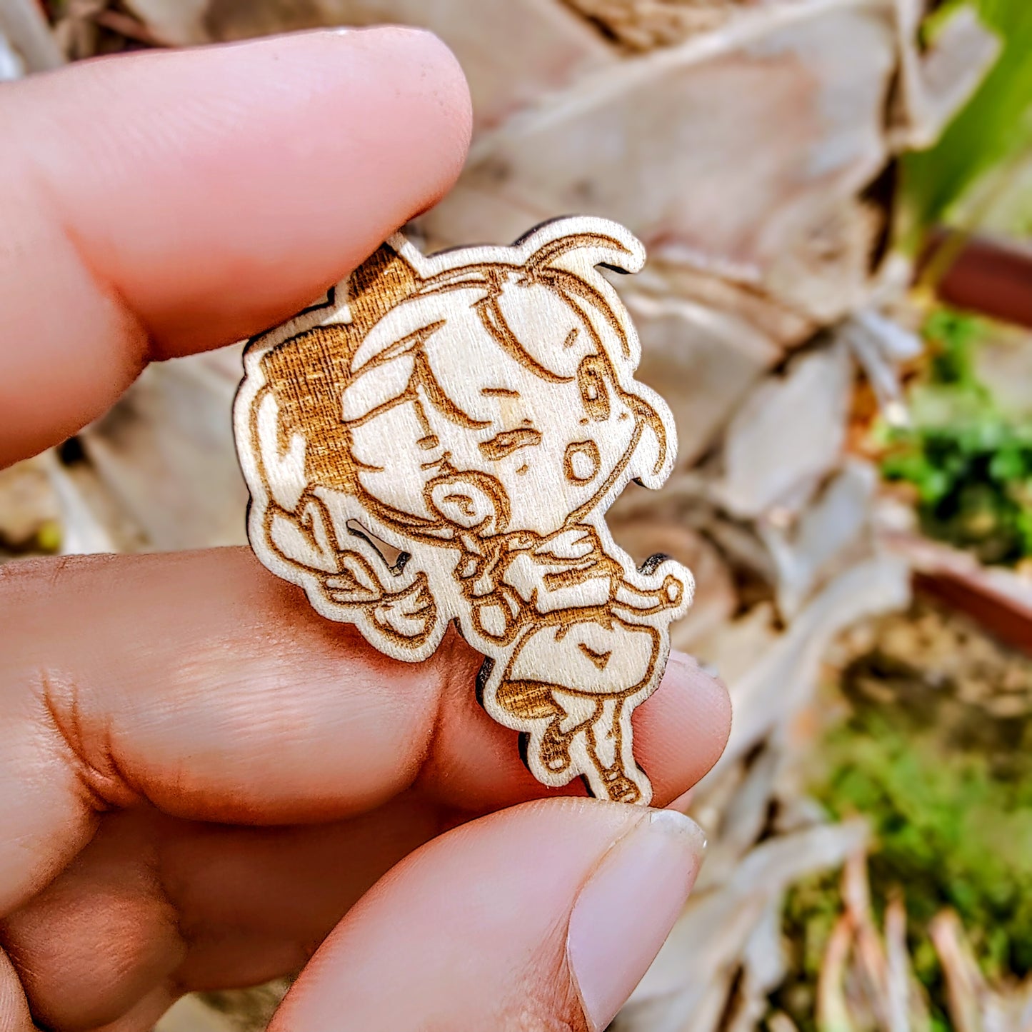 Goku Dragonball Wooden Pin