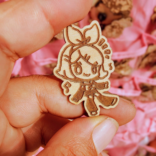 Vocaloid Wooden Pin
