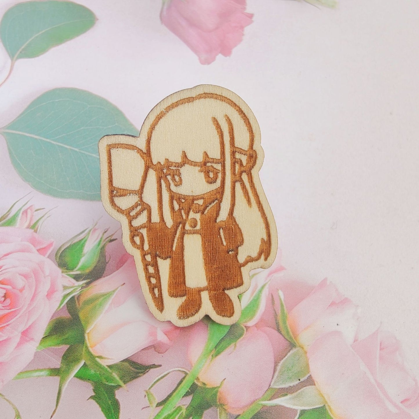 Frieren and Fern Wooden Pins