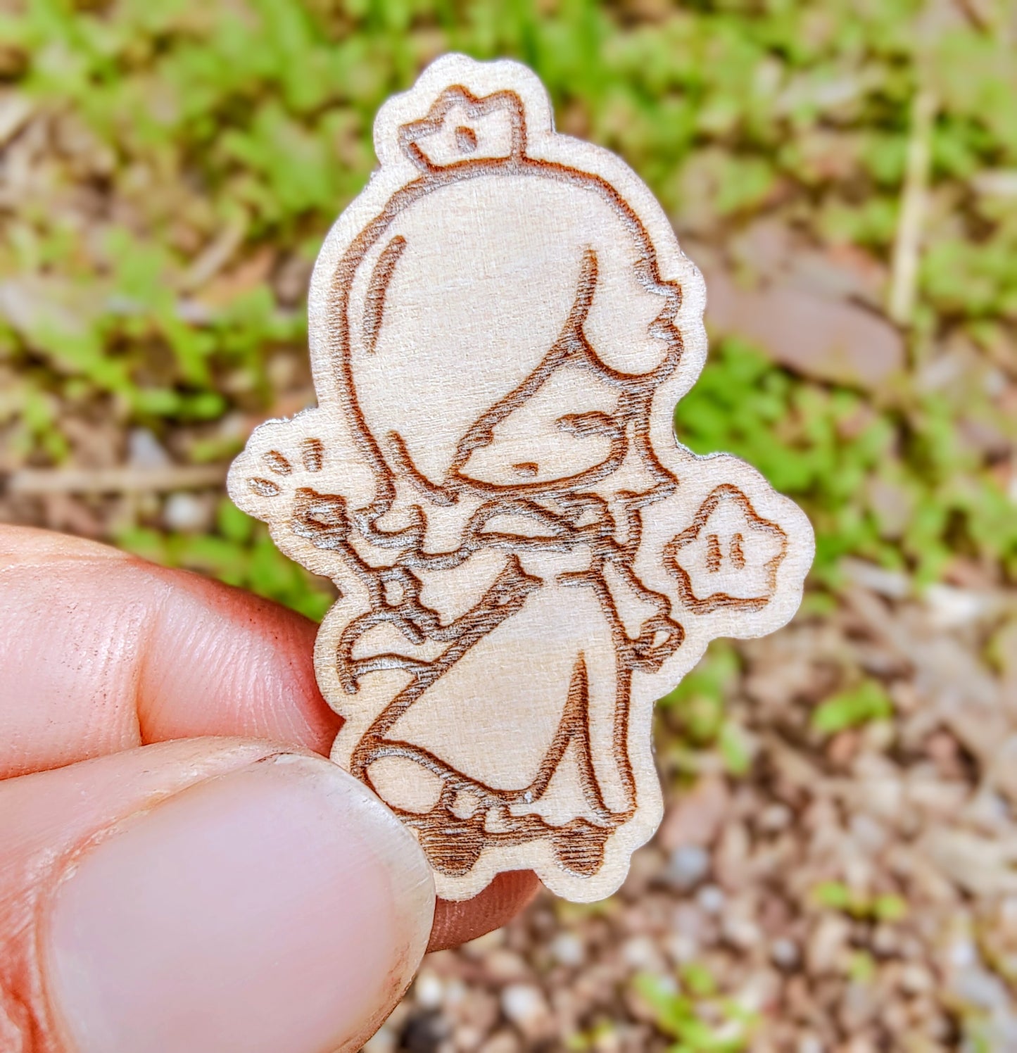 Mario Wooden Pin