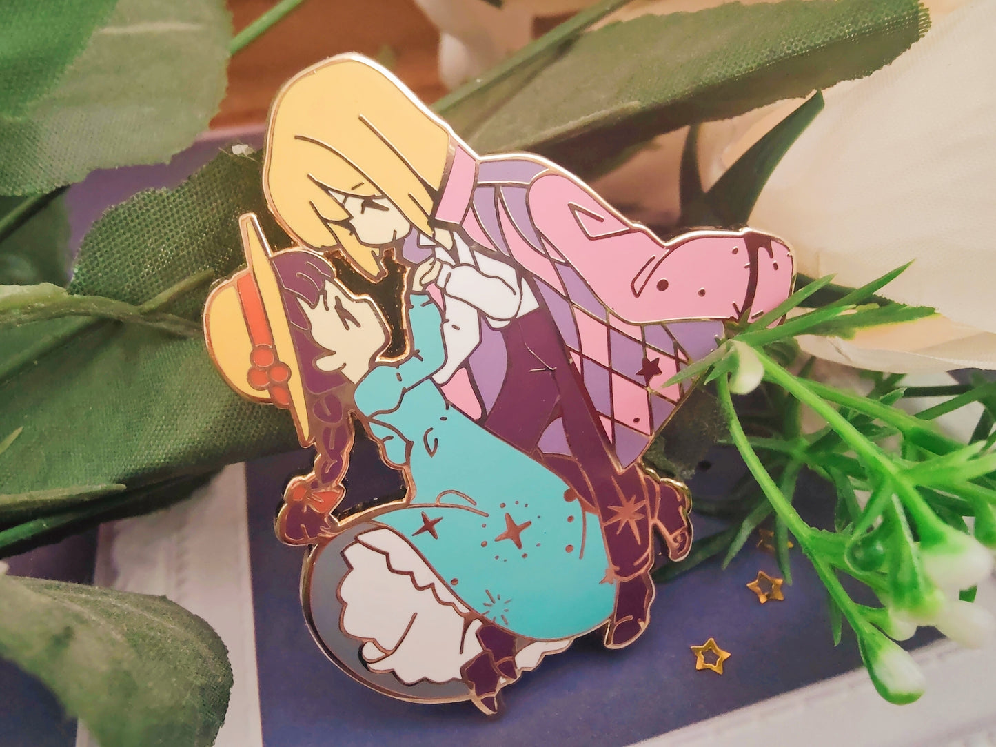 Howl & Sophie Enamel Pin