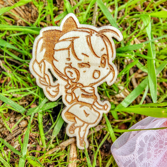 Goku Dragonball Wooden Pin