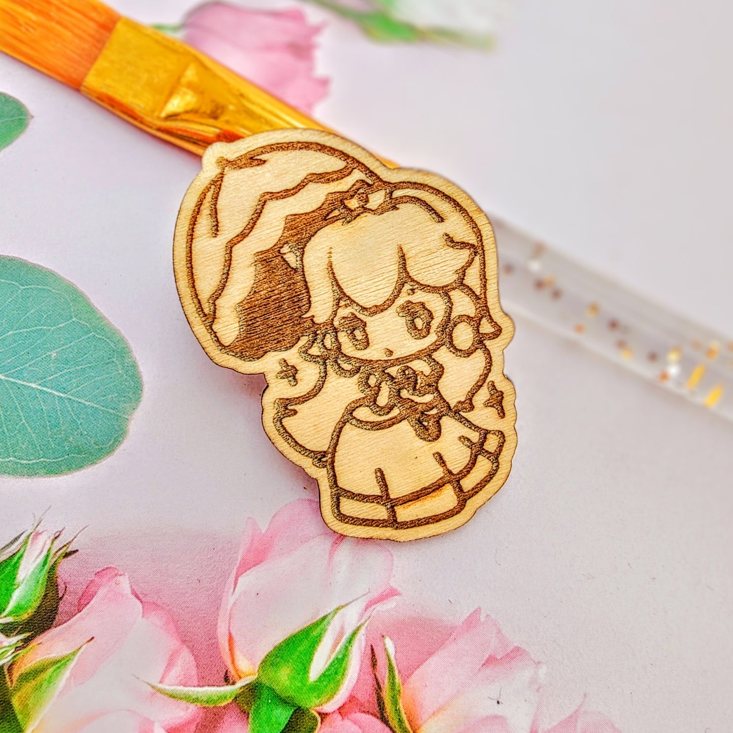 Mario Wooden Pin