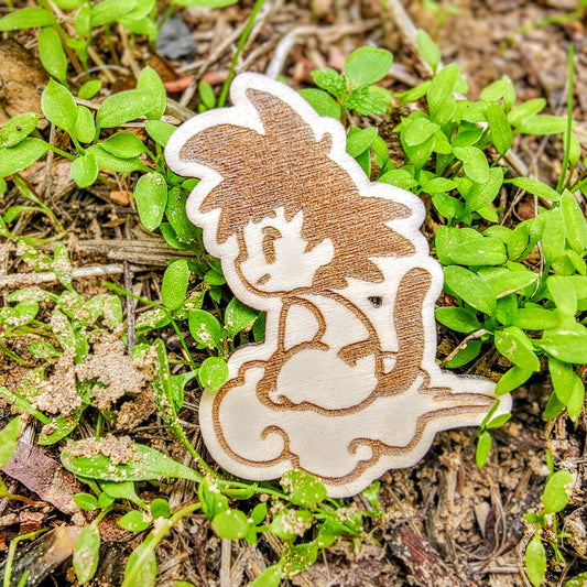 Goku Dragonball Wooden Pin