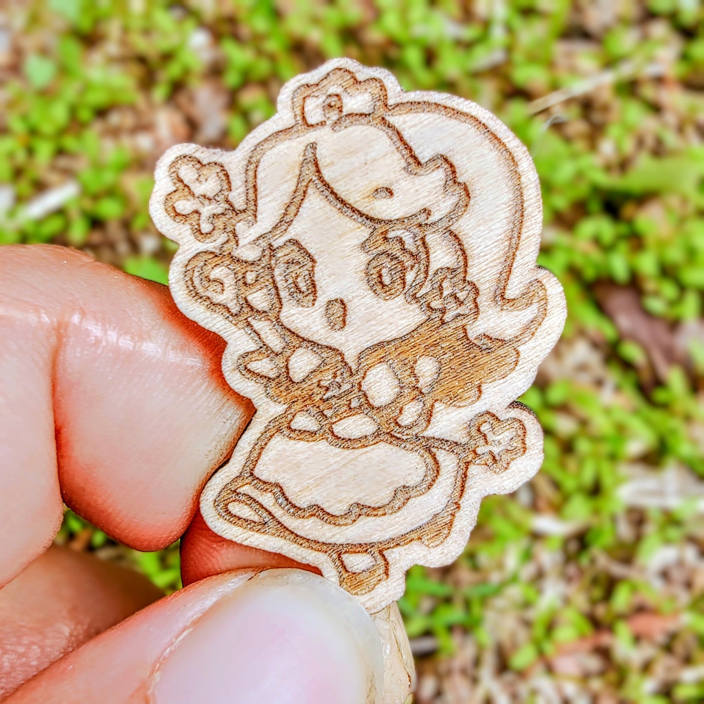 Mario Wooden Pin